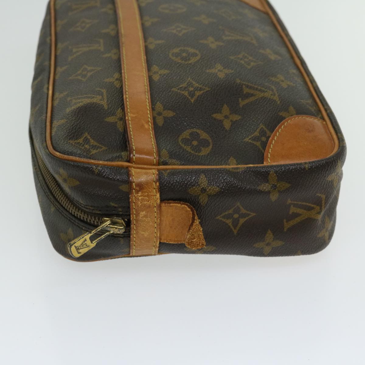 LOUIS VUITTON Monogram Compiegne 28 Clutch Bag M51845 LV Auth am5868