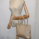 GUCCI GG Canvas Tote Bag Beige 33890 Auth am5876-22