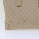 GUCCI GG Canvas Tote Bag Beige 33890 Auth am5876-4