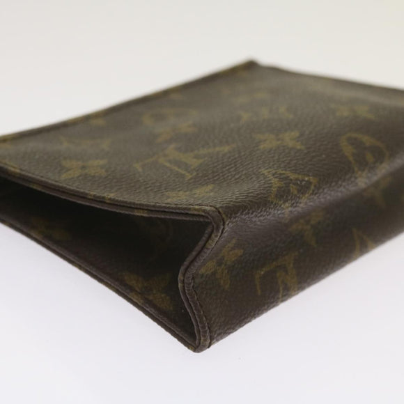 LOUIS VUITTON Monogram Poche Toilette 15 Pouch M47546 LV Auth am5877