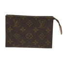 LOUIS VUITTON Monogram Poche Toilette 15 Pouch M47546 LV Auth am5877-2
