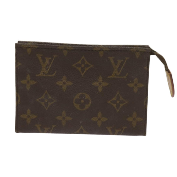 LOUIS VUITTON Monogram Poche Toilette 15 Pouch M47546 LV Auth am5877