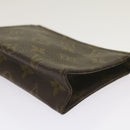 LOUIS VUITTON Monogram Poche Toilette 15 Pouch M47546 LV Auth am5877-8