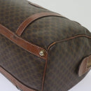 CELINE Macadam Canvas Boston Bag PVC Brown Auth am5885-15