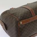 CELINE Macadam Canvas Boston Bag PVC Brown Auth am5885-17