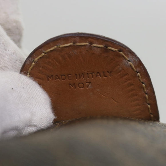 CELINE Macadam Canvas Boston Bag PVC Brown Auth am5885