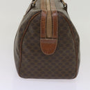 CELINE Macadam Canvas Boston Bag PVC Brown Auth am5885-3