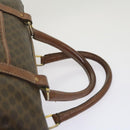 CELINE Macadam Canvas Boston Bag PVC Brown Auth am5885-14