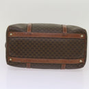 CELINE Macadam Canvas Boston Bag PVC Brown Auth am5885-5