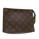 LOUIS VUITTON Monogram Poche Toilette 19 Pouch M47544 LV Auth am5893-1