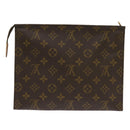 LOUIS VUITTON Monogram Poche Toilette 26 Pouch M47542 LV Auth am5894-3