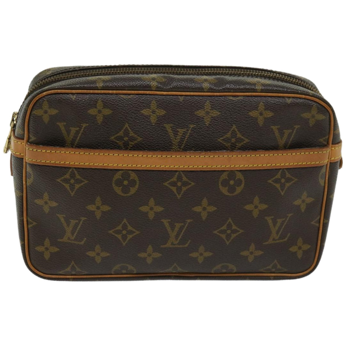 LOUIS VUITTON Monogram Compiegne 23 Clutch Bag M51847 LV Auth am5901