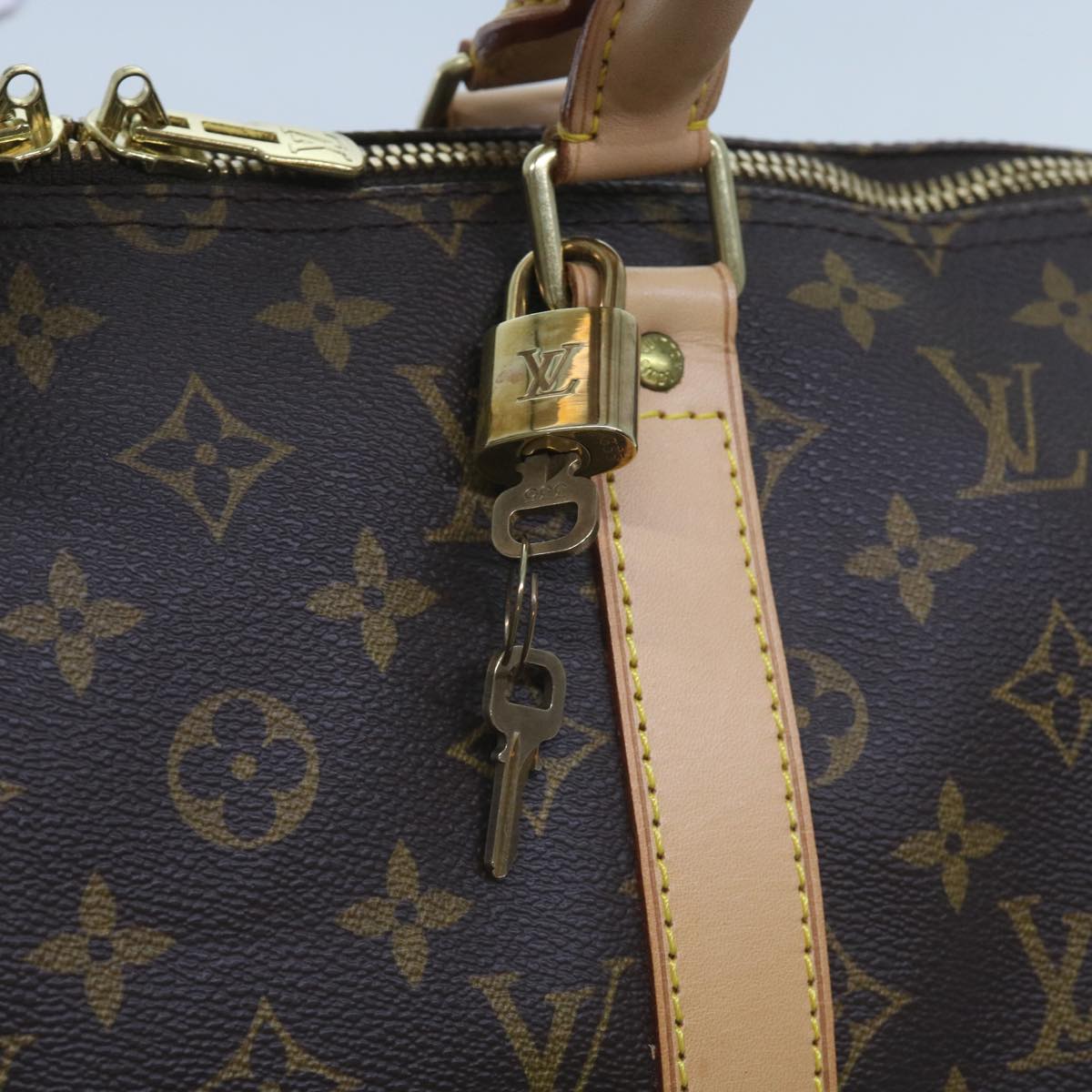 LOUIS VUITTON Monogram Keepall 50 Boston Bag M41426 LV Auth am5913A