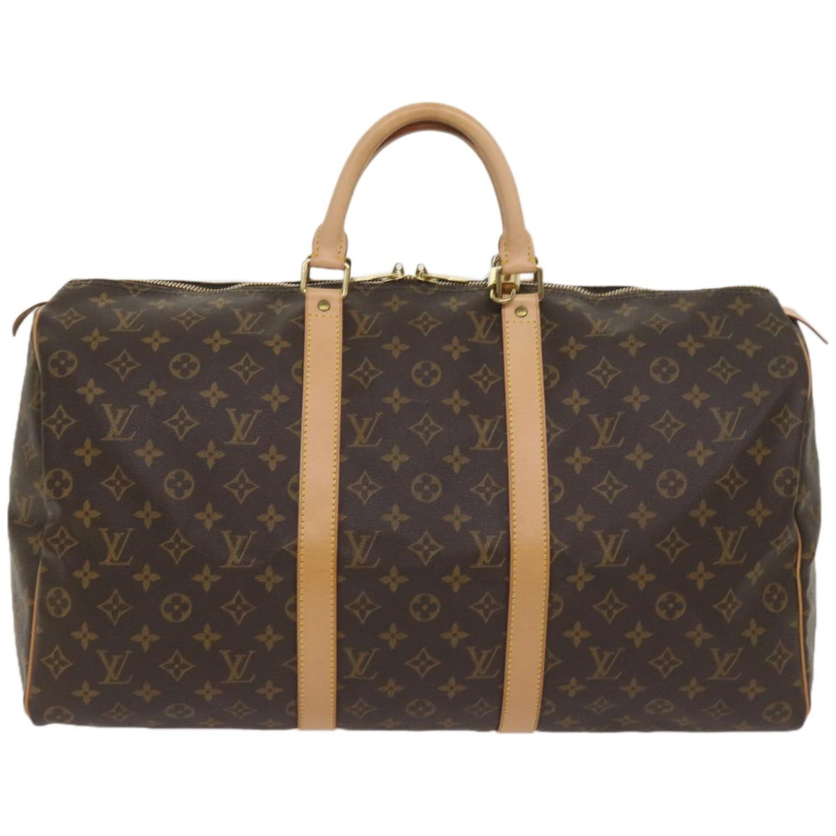 LOUIS VUITTON Monogram Keepall 50 Boston Bag M41426 LV Auth am5913A