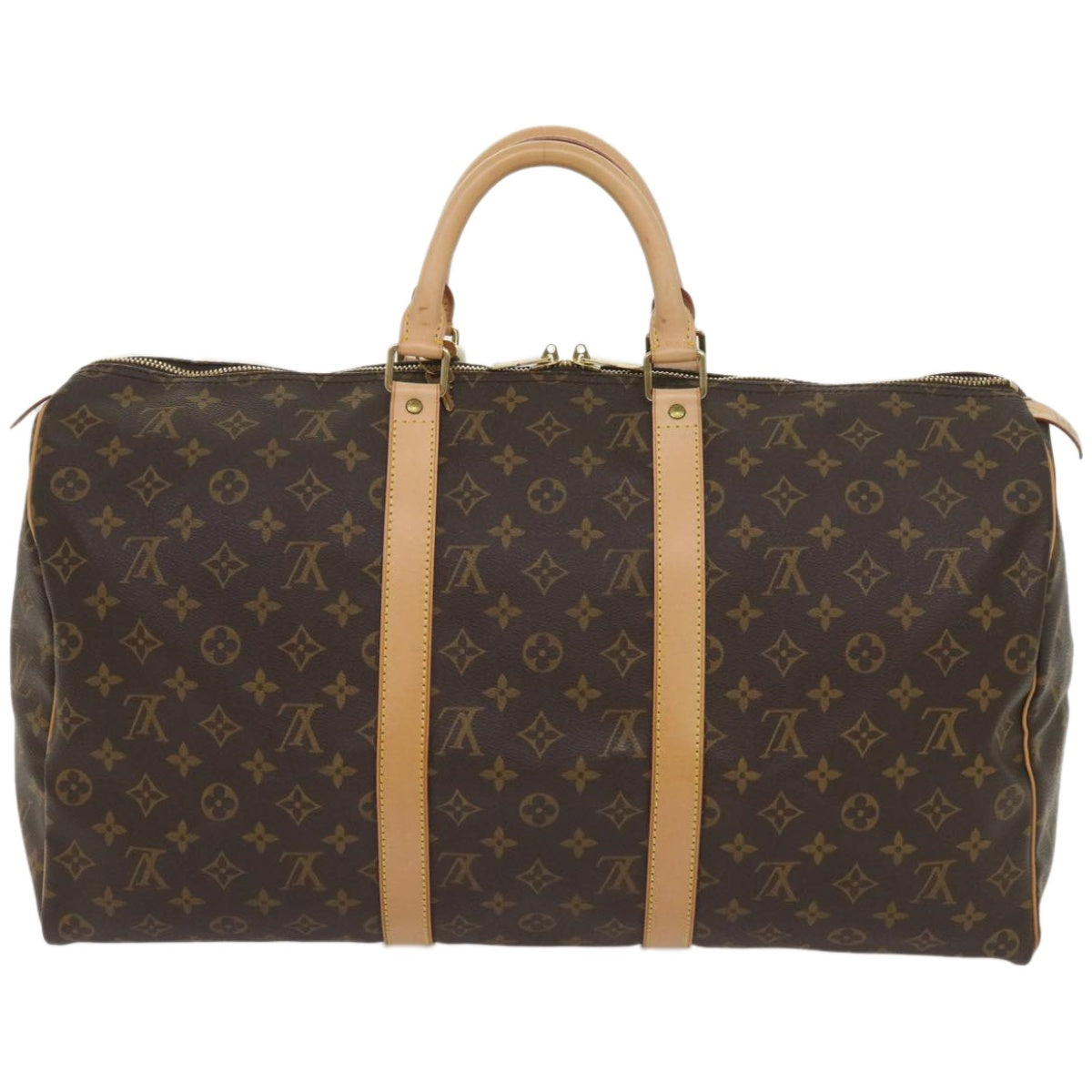 LOUIS VUITTON Monogram Keepall 50 Boston Bag M41426 LV Auth am5913A - 0