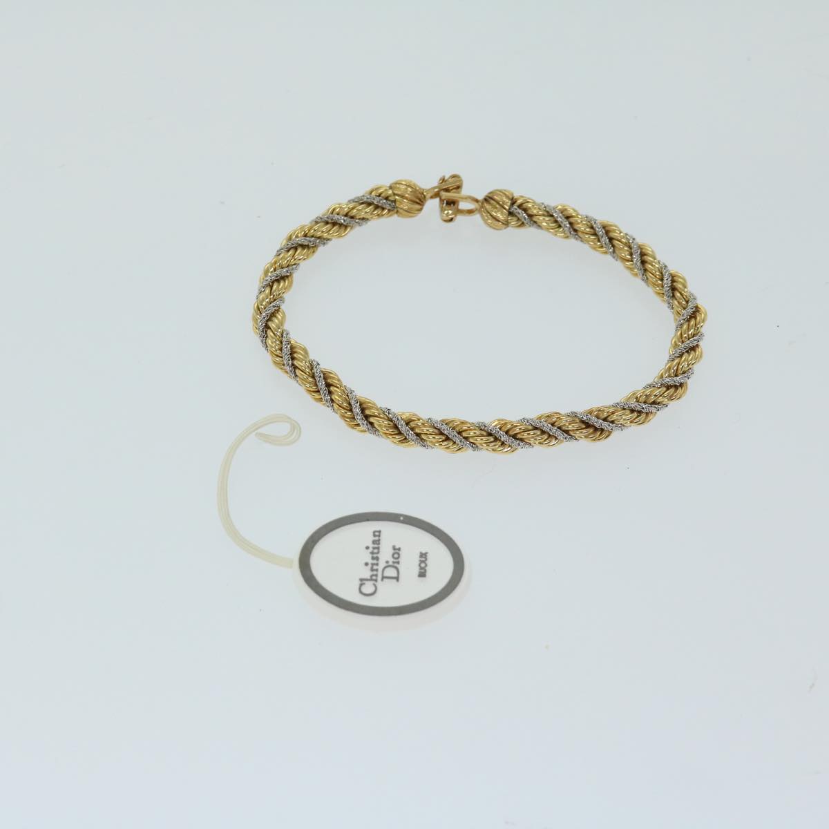 Christian Dior Bracelet metal Gold Auth am5916