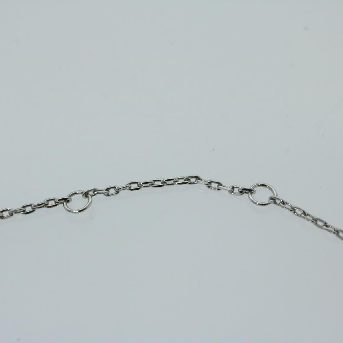 Christian Dior Necklace metal Silver Auth am5919