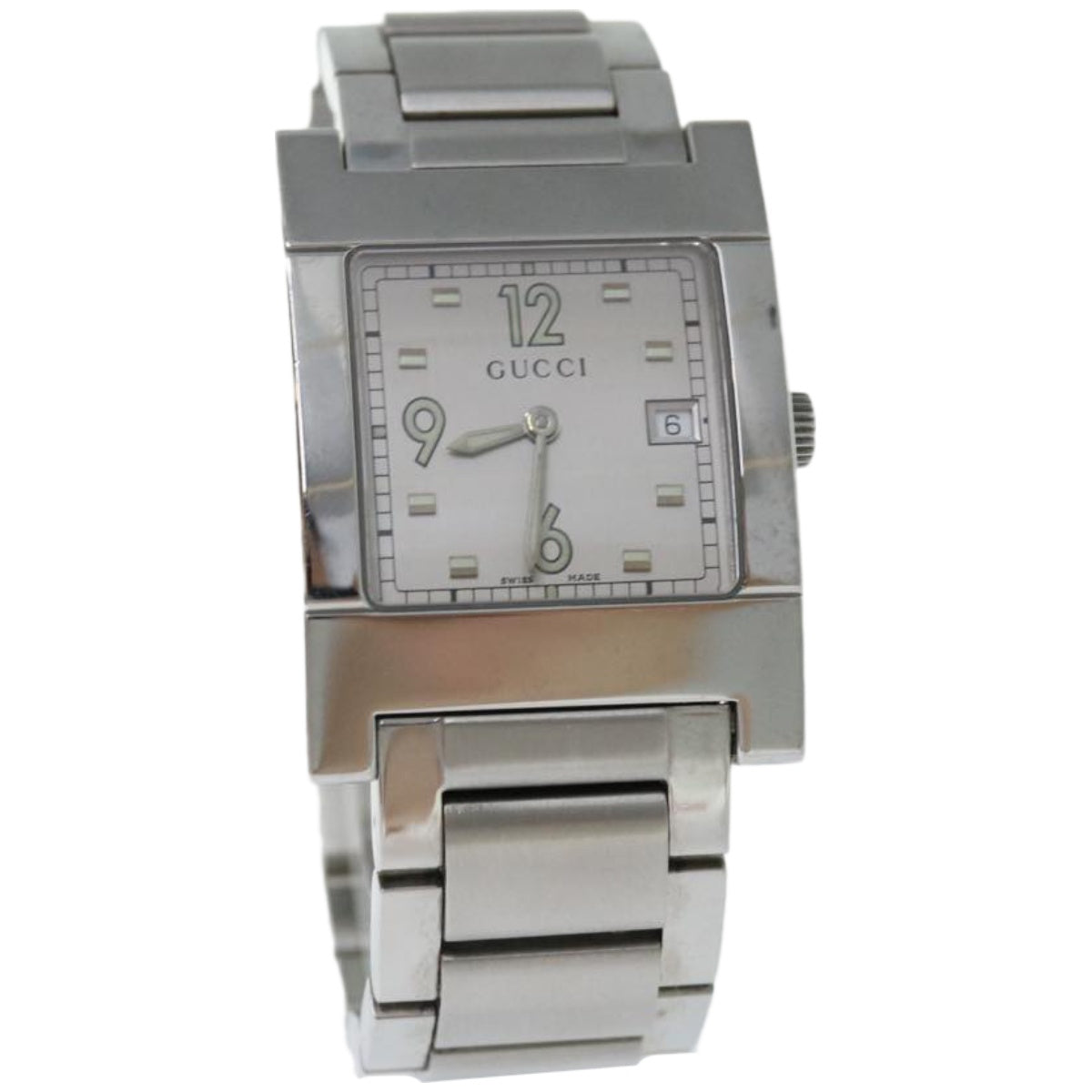 GUCCI Watches metal Silver 7700M Auth am5923