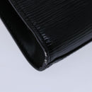 LOUIS VUITTON Epi Art Deco Clutch Bag Black M52632 LV Auth am5926-7