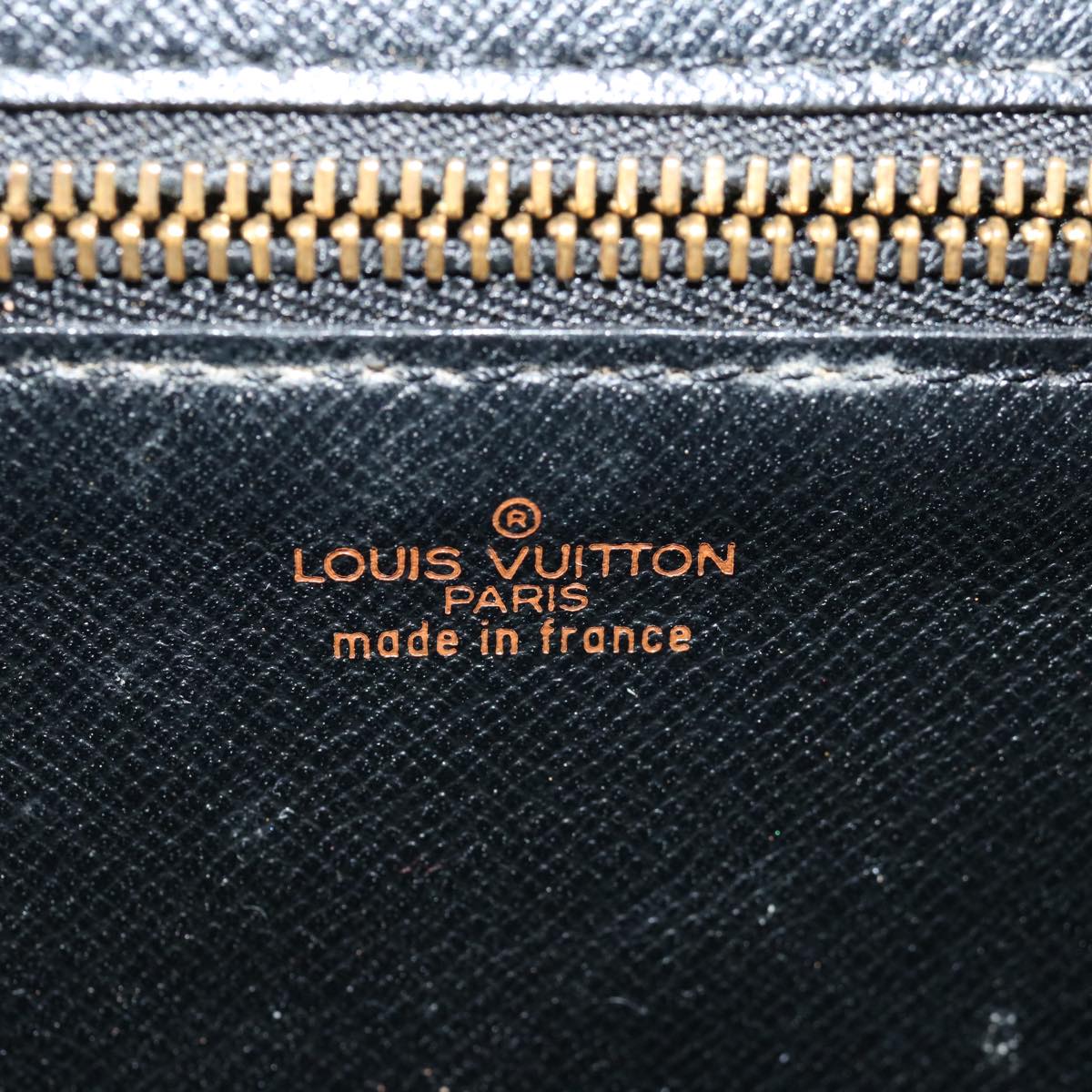 LOUIS VUITTON Epi Art Deco Clutch Bag Black M52632 LV Auth am5926