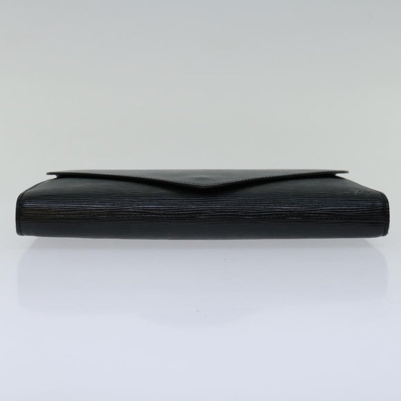 LOUIS VUITTON Epi Art Deco Clutch Bag Black M52632 LV Auth am5926
