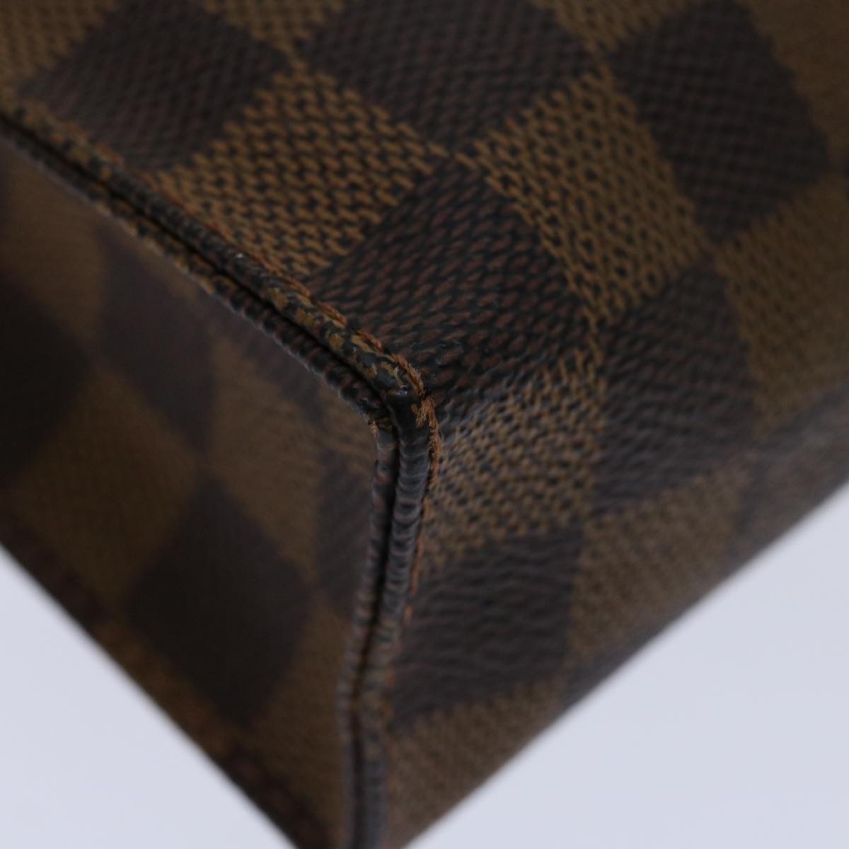 LOUIS VUITTON Damier Ebene Poche Toilette 26 Pouch N47543 LV Auth am5927