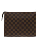 LOUIS VUITTON Damier Ebene Poche Toilette 26 Pouch N47543 LV Auth am5927-2