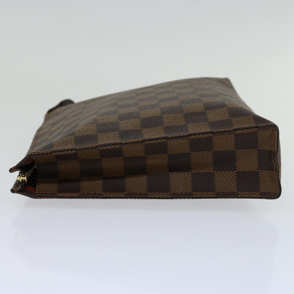 LOUIS VUITTON Damier Ebene Poche Toilette 26 Pouch N47543 LV Auth am5927