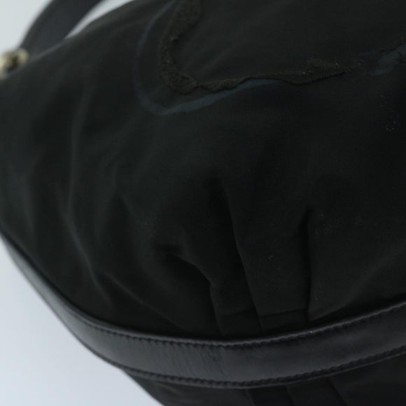 PRADA Shoulder Bag Nylon Black Auth am5930