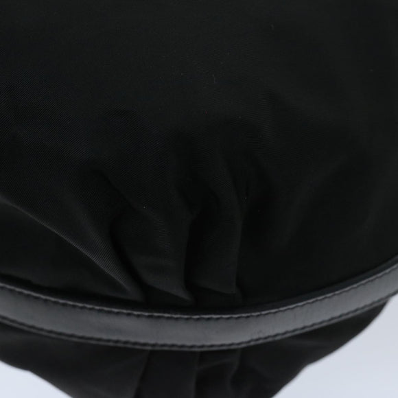 PRADA Shoulder Bag Nylon Black Auth am5930