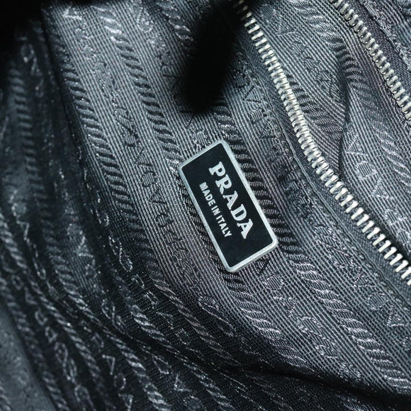 PRADA Shoulder Bag Nylon Black Auth am5930