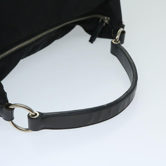 PRADA Shoulder Bag Nylon Black Auth am5930