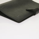 LOUIS VUITTON Epi Agenda MM Day Planner Cover Black R20042 LV Auth am5932-17