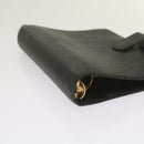 LOUIS VUITTON Epi Agenda MM Day Planner Cover Black R20042 LV Auth am5932-14