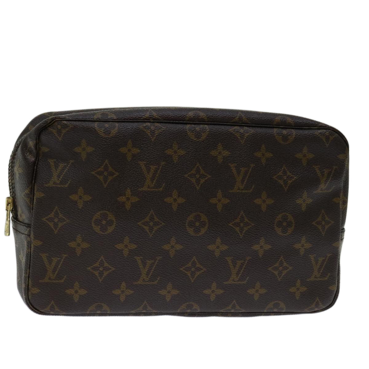 LOUIS VUITTON Monogram Trousse Toilette 28 Clutch Bag M47522 LV Auth am5937