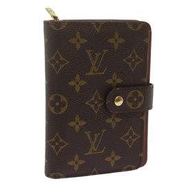 LOUIS VUITTON Monogram Porto Papie Zip Wallet M61207 LV Auth am5939