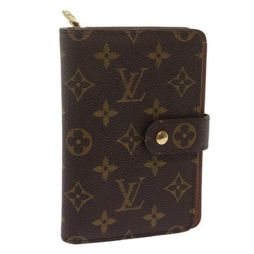 LOUIS VUITTON Monogram Porto Papie Zip Wallet M61207 LV Auth am5939