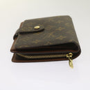 LOUIS VUITTON Monogram Porto Papie Zip Wallet M61207 LV Auth am5939-4