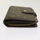 LOUIS VUITTON Monogram Porto Papie Zip Wallet M61207 LV Auth am5939-6