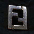 FENDI Zucca Canvas Shoulder Bag Black Auth am5951-10