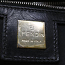 FENDI Zucca Canvas Shoulder Bag Black Auth am5951-17