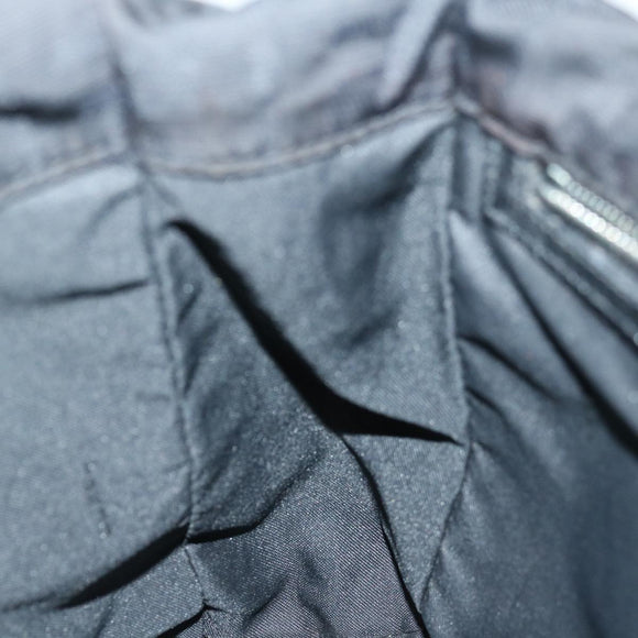 FENDI Zucca Canvas Shoulder Bag Black Auth am5951