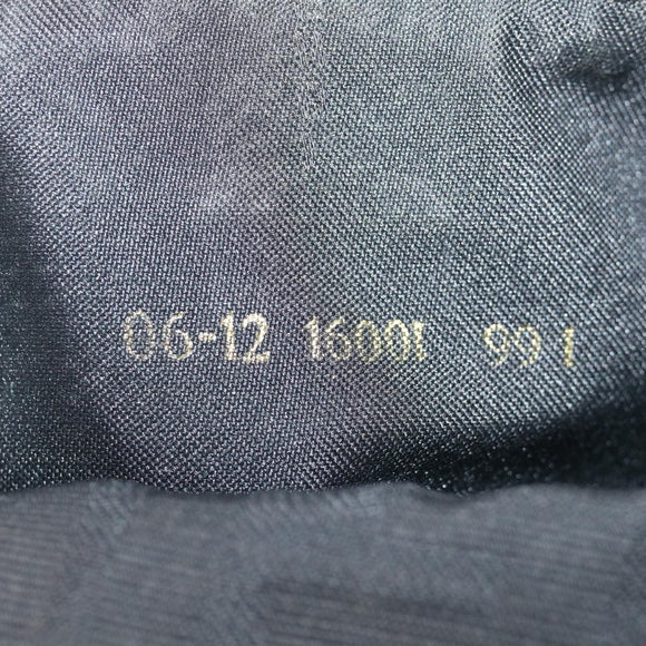 FENDI Zucca Canvas Shoulder Bag Black Auth am5951