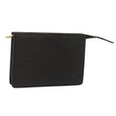LOUIS VUITTON Epi Trousse Poche Toilette 15 Pouch Black LV Auth am5966-1