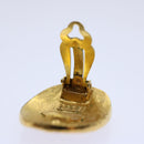 CHANEL Earring Gold CC Auth am5967-13