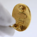 CHANEL Earring Gold CC Auth am5967-3