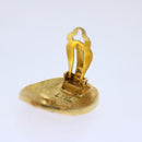 CHANEL Earring Gold CC Auth am5967-7