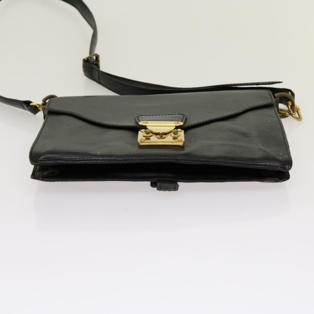 LOUIS VUITTON Epi Biface Clutch Bag Black M52322 LV Auth am5968