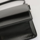 GIVENCHY Chain Shoulder Bag Leather Black Auth am5976-15
