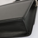 GIVENCHY Chain Shoulder Bag Leather Black Auth am5976-13